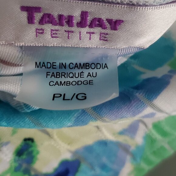 Tan Jay Petite PL/G Sleeveless Top - Picture 3 of 5